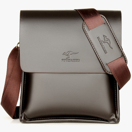 Kangaroo Luxury Brand Leather Men Bag Casual Business Messenger Bag for Vintage Men'S Crossbody Bag Male Shoulder Bags Bolsas